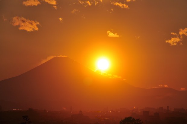 湘南の夕陽