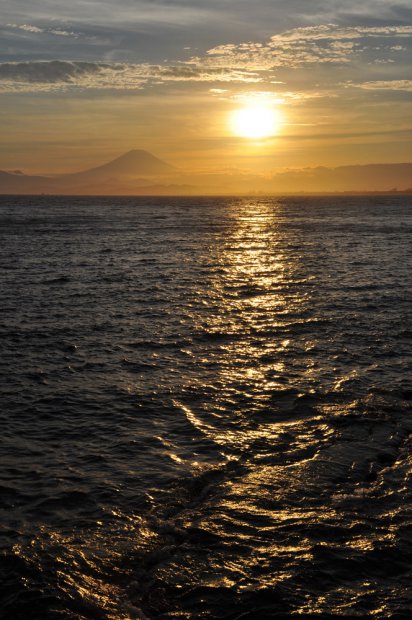 湘南の夕陽