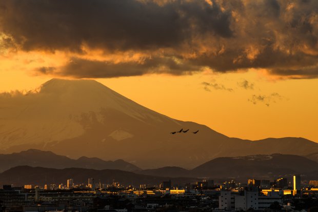 湘南の夕陽