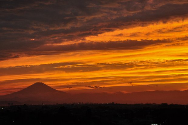 湘南の夕陽