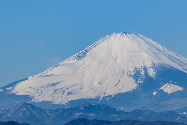 湘南から望む富士