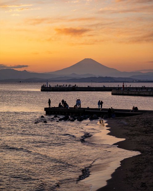 江ノ島から望む富士