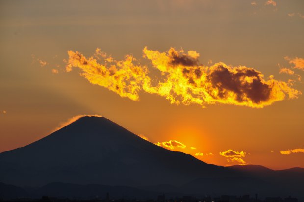 湘南の夕陽