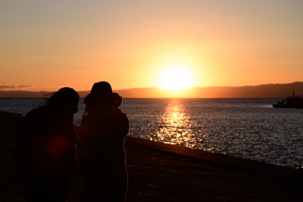 湘南の夕陽