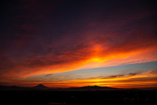 湘南の夕陽